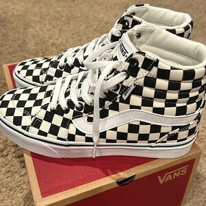 Brand new checkered Vans